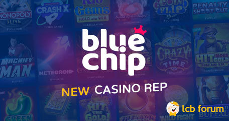 Blue Chip Casino's Rep, New Member on LCB Forum!