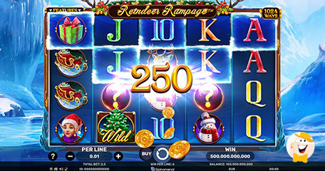 Spinomenal Pronto per il Natale con la Slot dal Titolo Reindeer Rampage