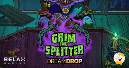 Vinci Fino ad un Valore di x10.000 la Scommessa in Gioco oltre ad un Jackpot Progressivo Solo nella Slot Grim the Splitter Dream Drop di Relax Gaming!