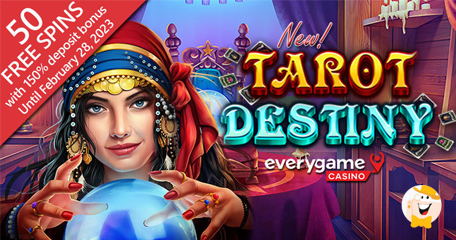 Everygame Casino Introduces Tarot Destiny with 50 Spins Award