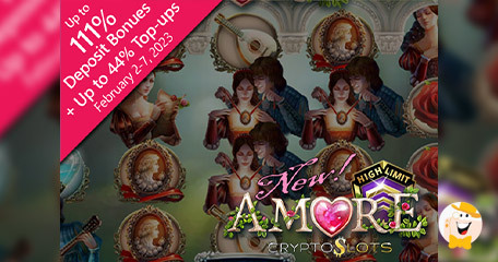 CryptoSlots Gets Ready for St. Valentine's with Romantic New Slot Amore High Limit