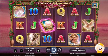 Spinomenal Aggiunge al suo Portafoglio la Slot dal Titolo Book of Aphrodite – The Love Spell