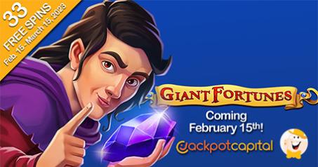 Get Your 33 Promo Spins on New Giant Fortunes at Jackpot Capital!