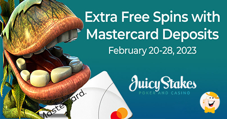 Juicy Stakes Kicks off Mastercard Bonus Spins Week Until February 28