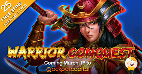 Jackpot Capital Provides 25 Bonus Spins on Warrior Conquest