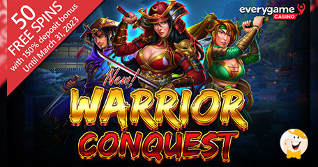 Everygame Casino Celebrates the Launch of Warrior Conquest with 50 Casino Spins