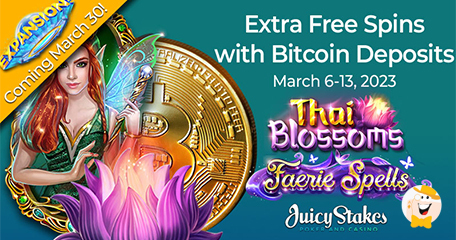 Juicy Stakes Users to Receive Bonus Spins on Faerie Spells and Thai Blossoms Slots