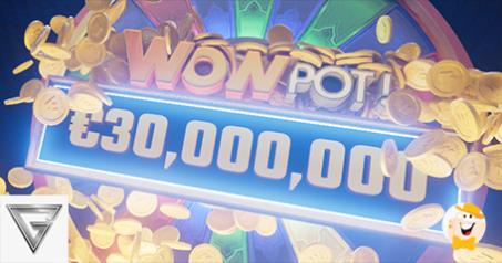 Wow, de WowPot!™ Jackpot van Games Global breekt records met €30 miljoen!