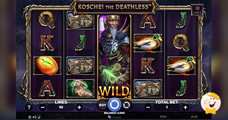 Spinomenal Potenzia la sua Suite con la Slot Koschei The Deathless