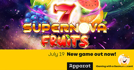 Apparat Gaming stellt 7 Supernova Fruits vor, einen von Früchten inspirierten Slot mit hoher Volatilität