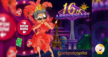 Jackpot Capital Casino Offers Valuable Bonuses for 16th B-Day