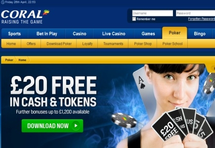 Coral Poker Launches Instant Poker Product