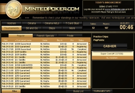 Minted Poker Disappears