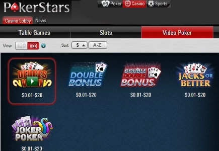 PokerStars Launches New Video Poker Variations for European and UK Market
