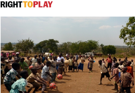 Amaya Brands Support Right To Play Charity