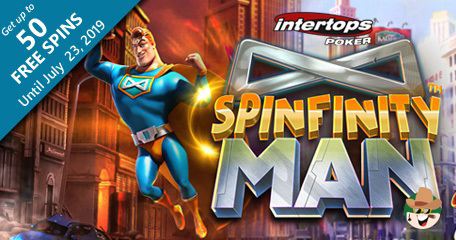 Betsoft's Spinfinity Man Launched at Intertops Poker Along With a Batch of Extra Spins
