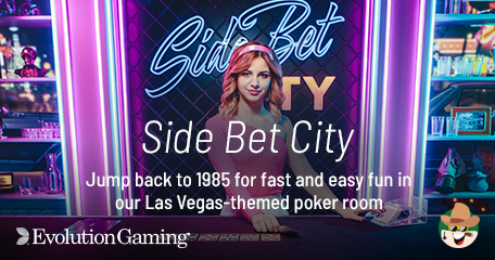 Evolution Gaming Launches 1980s-Themed Live Dealer Poker Room Side Bet City