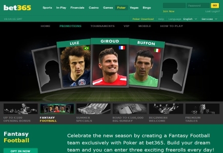 Bet365 Introduces Daily Fantasy Sports Promo