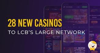 October Brings 28 New Casinos to LCB’s Large Network