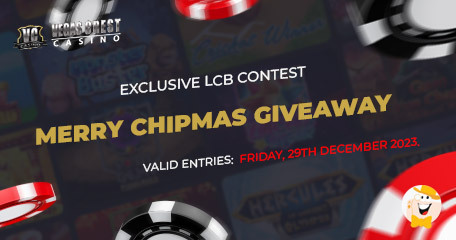 Vegas Crest Casino Invites Players to Participate in Merry Chipmas Giveaway