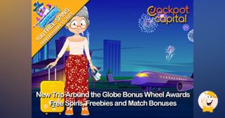 Jackpot Capital Features Trip Around the Globe with Bonus Spins, Freebies and Match Deals