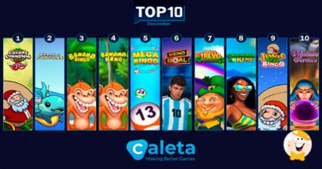 Caleta Gaming Presents Top 10 Games from December 2023