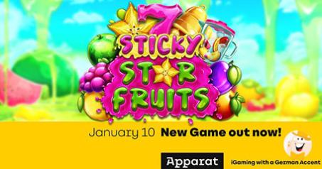 Apparat Gaming Invites Players to Explore Its Latest Slot, Sticky Star Fruits!