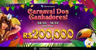 Spinomenal Marks Brazilian Festivities with New Game: Carnaval dos Ganhadores