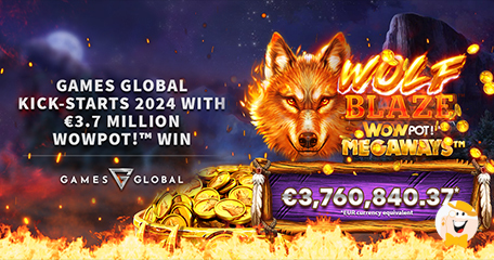 Games Global Starts 2024 with €3.7 million WowPot Win