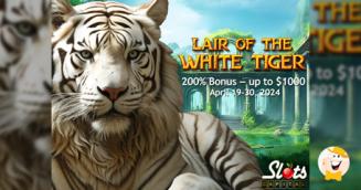 Slots Capital Casino Presents Exclusive Offer for Lair of the White Tiger Slot