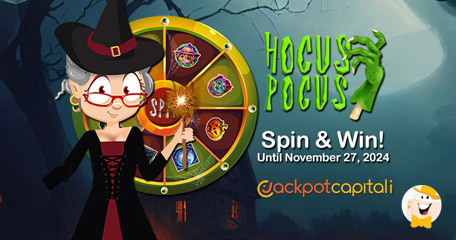 Jackpot Capital Casino Unleashes Halloween Magic with Hocus Pocus Bonus Wheel