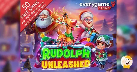 Everygame Casino Unveils Bonuses and Two Thrilling slots Rudolph Unleashed and Ripcord Rush