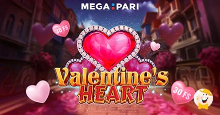 Megapari Spreads the Valentine’s Magic with FS on Endorphina’s Valentine’s Heart Slot