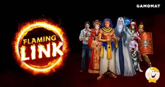 Gamomat Launches Flaming Link Series With Ramses Book