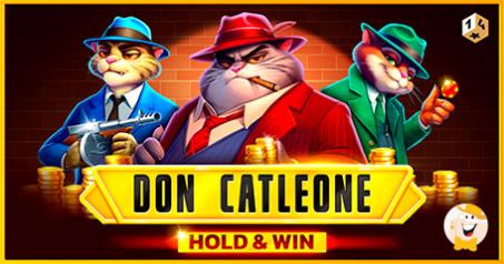 1spin4win Unveils Don Catleone Hold and Win Slot with Feline Mafiosos