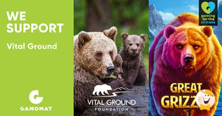 GAMOMAT Introduces Great Grizzly Slot in Support of Conservation