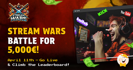 Streamer Wars 5K Turnier bei Chipstars Casino: Gewinne deinen Anteil an 5.000 €!