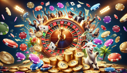 Tauchen Sie ein in das aufregende $25 Angebot von Goat Spins Casino