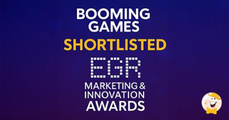 Booming Games erhält EGR Award-Nominierung und präsentiert neue Slots