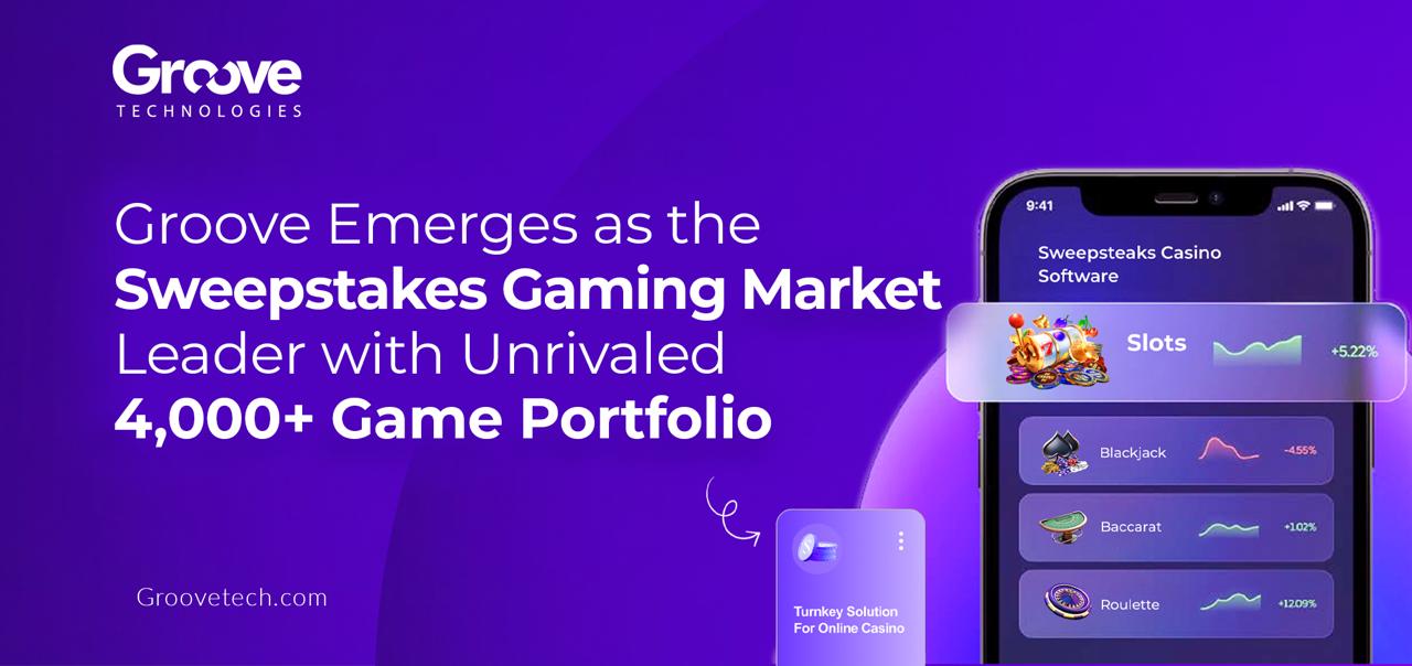 Groove Takes the Lead in Sweepstakes Gaming with Expansive Game Suite