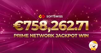 SOFTSWISS Prime Jackpot Pays Out Over €750K to Lucky Winner