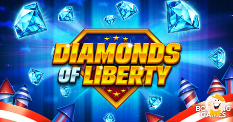 Booming Games stellt die patriotische Slot Diamonds of Liberty vor