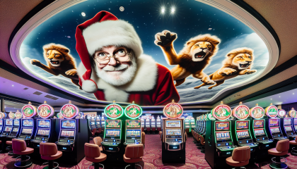 Entdecken Sie 100 Spins auf Sneaky Santa im Lion Slots Casino