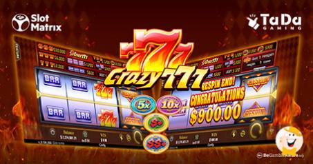 SlotMatrix brings retro slot Crazy 777 to U.S. players