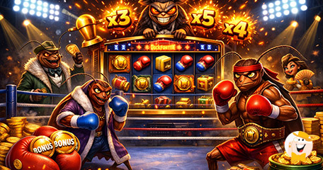 Cockroach Fortune Slot Debuts with Multi-Bonus Boxing Features
