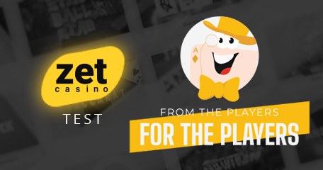 Screenshot der Zet Casino App auf einem Smartphone mit Spielauswahl sichtbar