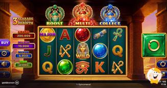 Spinomenal Launches 3 Scarabs of Rebirth Slot
