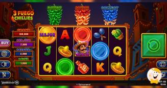 Spinomenal Debuts 3 Fuego Chillies Slot