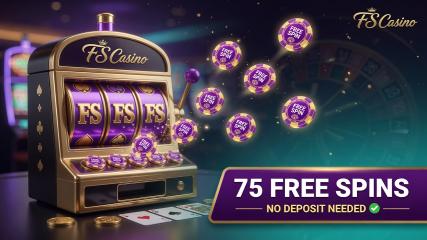 Holen Sie sich Ihre 75 Freispiele im FS Casino – Keine Einzahlung nötig!