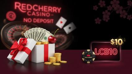 Sichern Sie sich Ihren 10$-Bonus ohne Einzahlung im RedCherry Casino mit dem Promo-Code LCB10